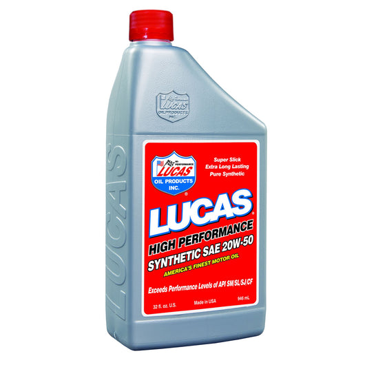 Lucas Oil Products Synthetic SAE 20W-50 Racing Oil 10054