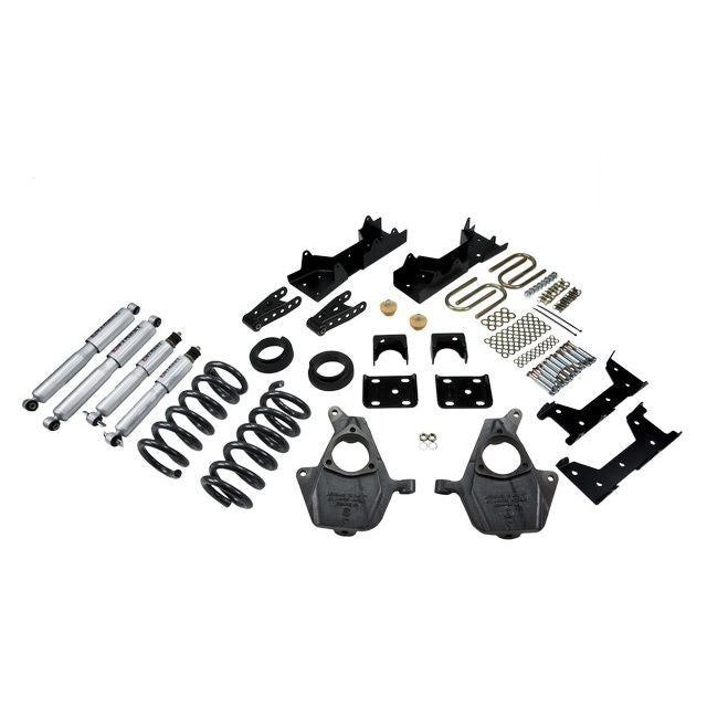 BELLTECH 676SP LOWERING KITS Front And Rear Complete Kit W/ Street Performance Shocks 2004-2006 Chevrolet Silverado/Sierra (Crew Cab 4DR) 4 in. or 5 in. F/6 in. or 7 in. R drop W/ Street Performance Shocks