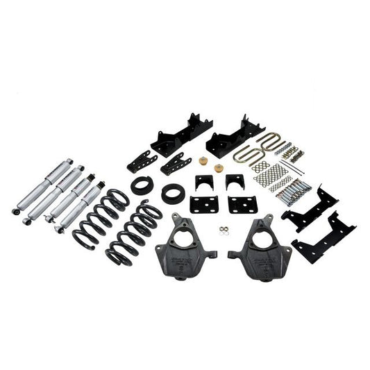 BELLTECH 676SP LOWERING KITS Front And Rear Complete Kit W/ Street Performance Shocks 2004-2006 Chevrolet Silverado/Sierra (Crew Cab 4DR) 4 in. or 5 in. F/6 in. or 7 in. R drop W/ Street Performance Shocks