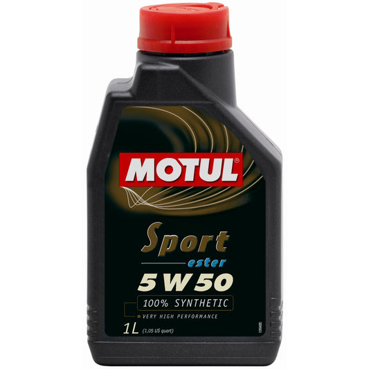 Motul SPORT 5W50 - 1L - Synthetic Engine Oil 103048
