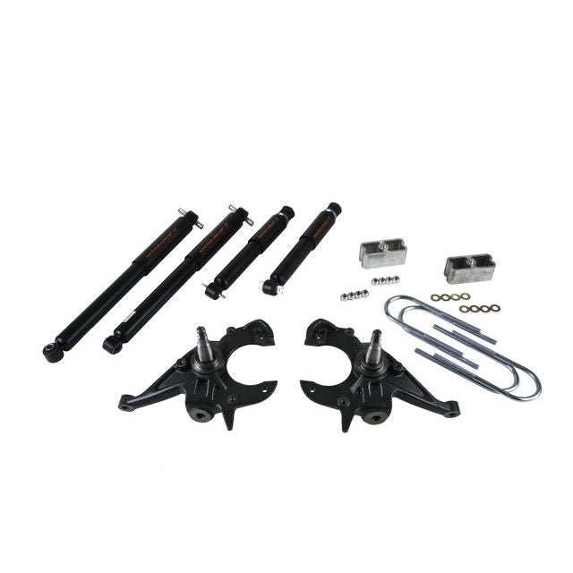 BELLTECH 612ND LOWERING KITS Front And Rear Complete Kit W/ Nitro Drop 2 Shocks 1982-2004 Chevrolet S10/S15 Pickup 4&6 cyl. (Std Cab) 83-97 Chevrolet Blazer/Jimmy 4&6 cyl. 2 in. F/2 in. R drop W/ Nitro Drop II Shocks