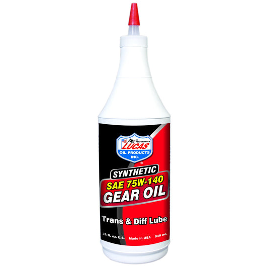 Lucas Oil Products Synthetic SAE 75W-140 Trans & Diff Lube 10121