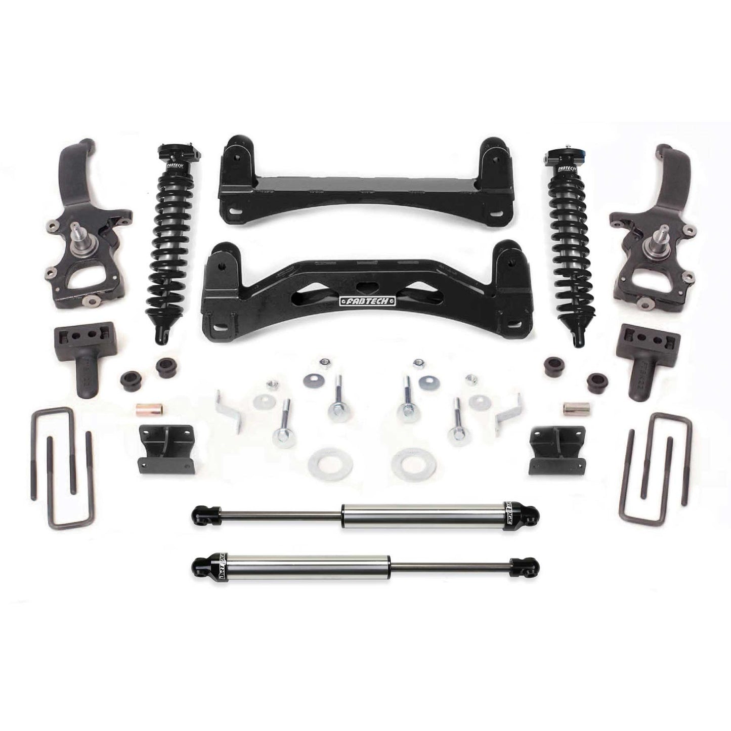 Fabtech 6" PERF SYS W/DLSS 2.5 C/Os & RR DLSS 04-08 FORD F150 2WD K2001DL