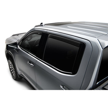 Auto Ventshade 894096 Ventvisor Low Profile Dark Smoke Side Window Deflector 4-pc Set For 20-23 Chevrolet Silverado/GMC Sierra 2500/3500 Crew Cab