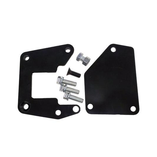 Mounting bracket kit to mount modern power steering box on the 63-66 C10 trucks.