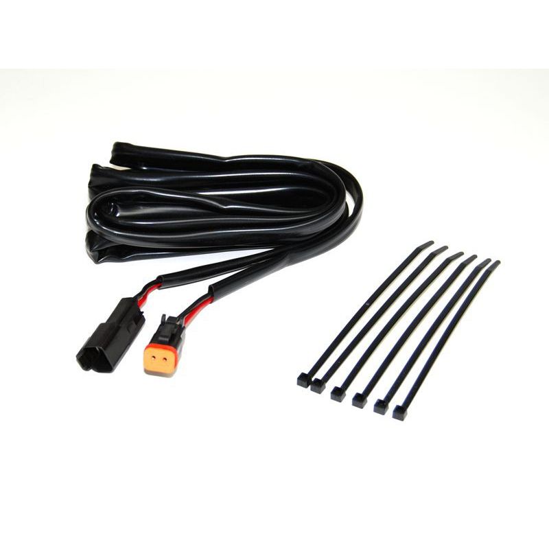 KC HiLiTES 18 inch Plug-In Wiring Extension - 2-Pin Deutsch Connector 6319