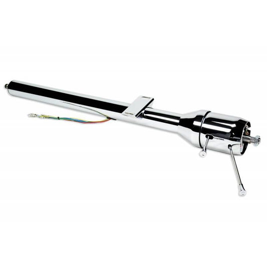 IDIDIT Retrofit 74-75 Ford Bronco; Tilt Floor Shift Ford Shaft; Chrome Plate 1170845020