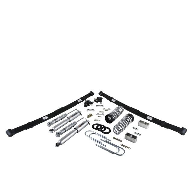 BELLTECH 610SP LOWERING KITS Front And Rear Complete Kit W/ Street Performance Shocks 2004-2012 Chevrolet Colorado/Canyon (Ext Cab) Z85 suspension 3 in. or 4 in. F/5 in. R drop W/ Street Performance Shocks