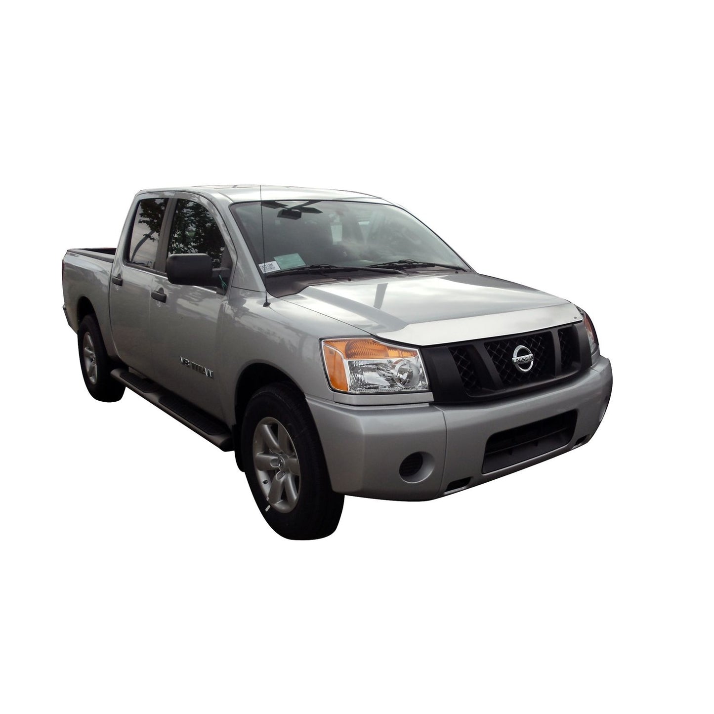 Auto Ventshade 622048 Aeroskin Flush Mount Chrome Hood Protector For 2004-2015 Nissan Titan Armada