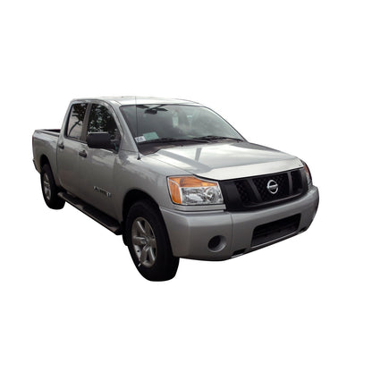 Auto Ventshade 622048 Aeroskin Flush Mount Chrome Hood Protector For 2004-2015 Nissan Titan Armada