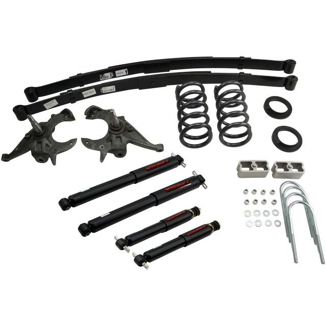 BELLTECH 620ND LOWERING KITS Front And Rear Complete Kit W/ Nitro Drop 2 Shocks 1994-2004 Chevrolet S10/S15 Pickup 6 cyl. (Std Cab) 4 in. or 5 in. F/5 in. R W/ Nitro Drop II Shocks