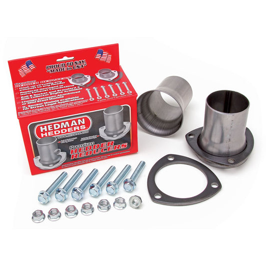 Hedman Hedders 3 IN. BALL AND SOCKET STYLE HEADER REDUCERS 3 IN. EXHAUST SYSTEM; ALUMINIZED 21122