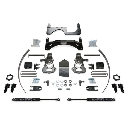Fabtech 6" BASIC SYS W/ STEALTH 14-18 GM C/K1500 P/U W/ OE FORG STL UCA K1067M