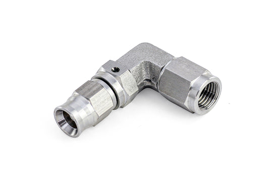 HPS Performance Reusable Hose End Fitting For Reinforced PTFE Hose Double Swivel. 350-9003SS
