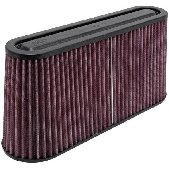 K&N RP-5105 Universal Air Filter - Carbon Fiber Top and Base