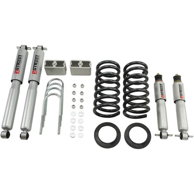 BELLTECH 618SP LOWERING KITS Front And Rear Complete Kit W/ Street Performance Shocks 1982-2004 Chevrolet S10/S15 Pickup 4&6 cyl. (Ext Cab) 2 in. or 3 in. F/3 in. R drop W/ Street Performance Shocks