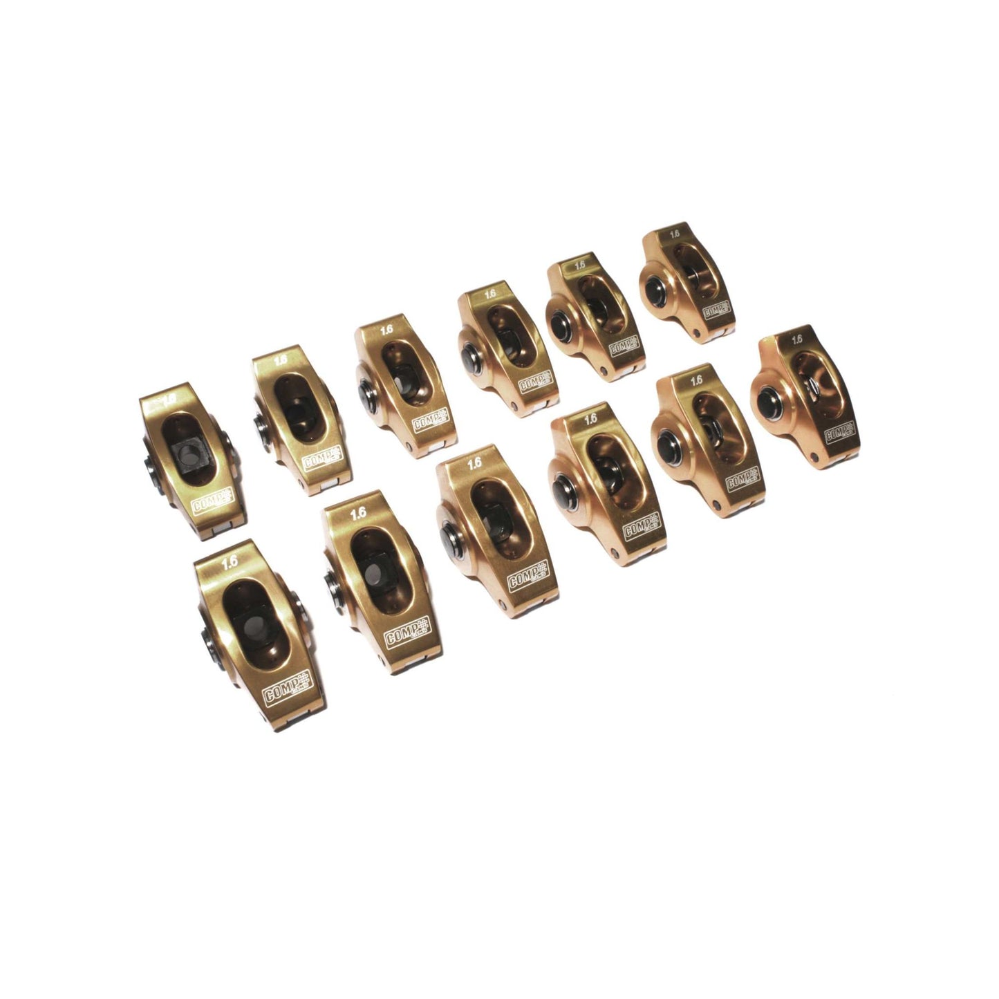 COMP Cams Ultra-Gold ARC Rocker Set w/ 1.6 Ratio for Chevrolet 200-262 V6 w/ 7/16" Stud COMP-19005-12