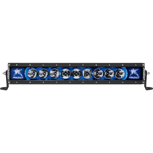 RIGID Industries Radiance Plus LED Light Bar Broad-Spot Optic 20 Inch With Blue Backlight 220013