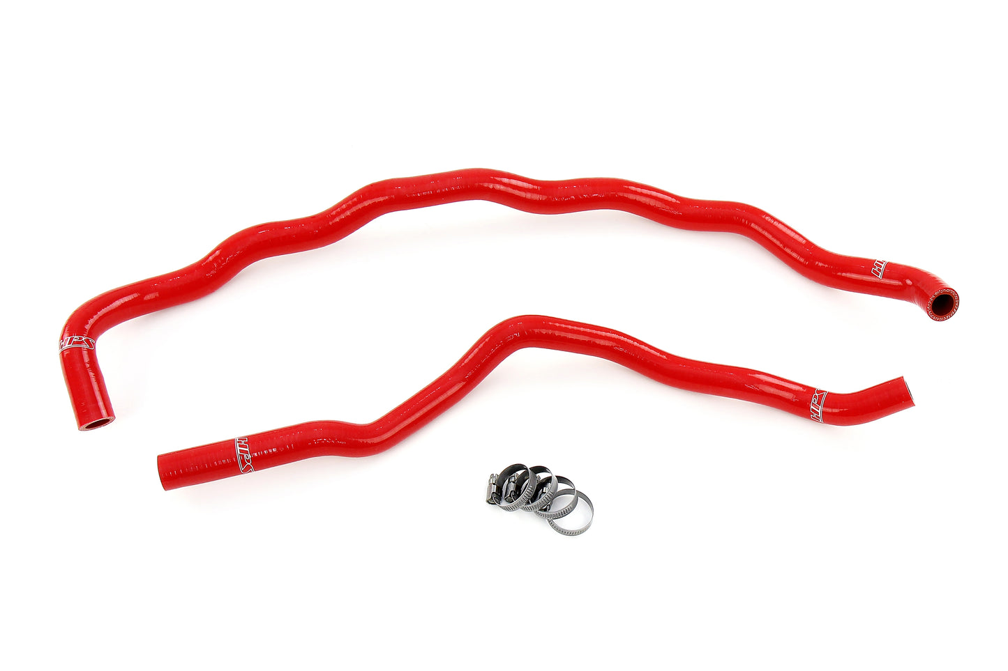HPS Performance 3-ply Reinforced Silicone Replaces Rubber Heater Hoses 57-2159-RED