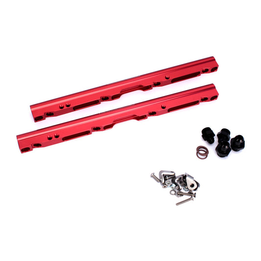 FAST Red Billet Fuel Rail Kit for LS1 and LS6 LSXr 102mm Intake Manifolds 146032-KIT