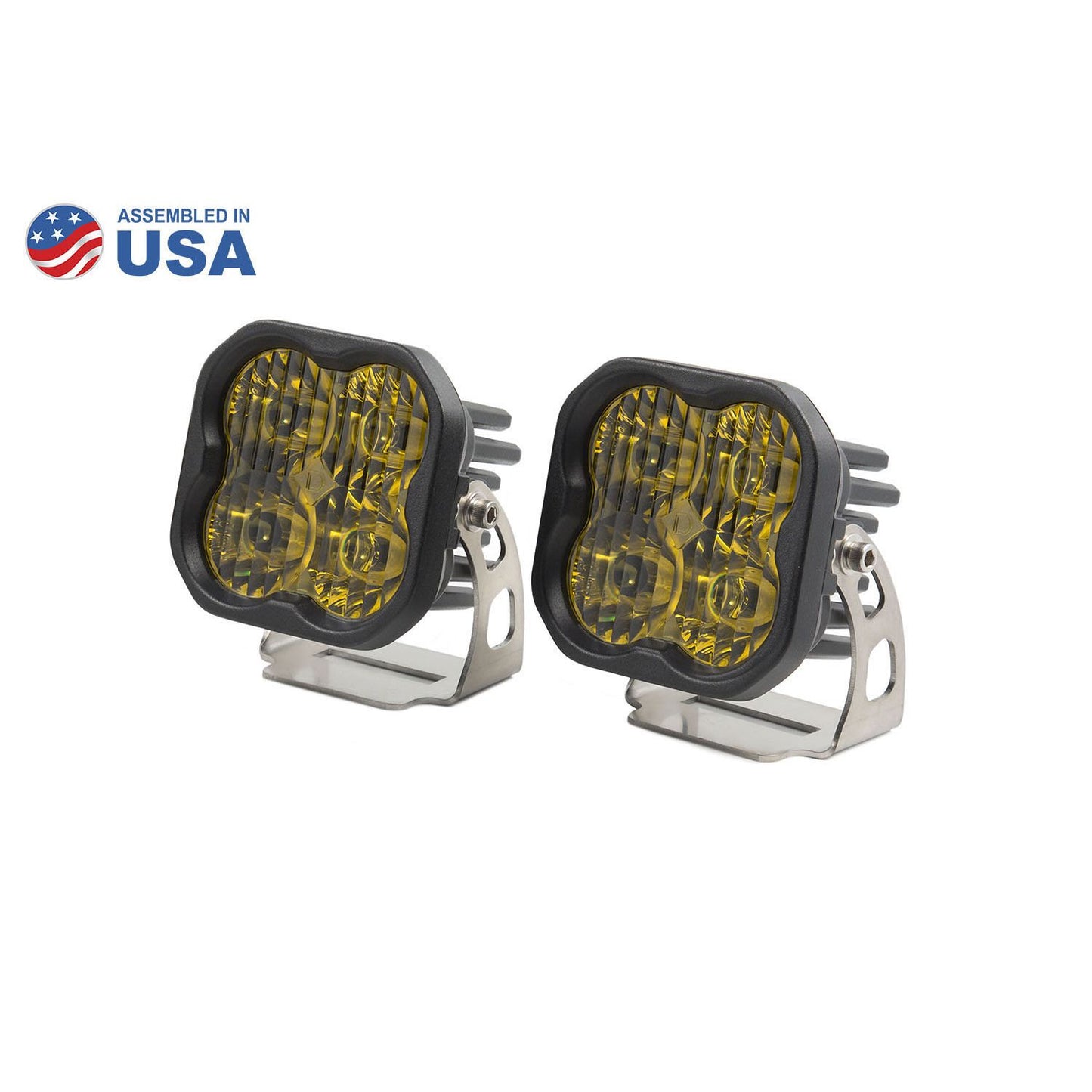 Diode Dynamics - DD6132P - Worklight SS3 Pro Yellow Driving Standard (pair)