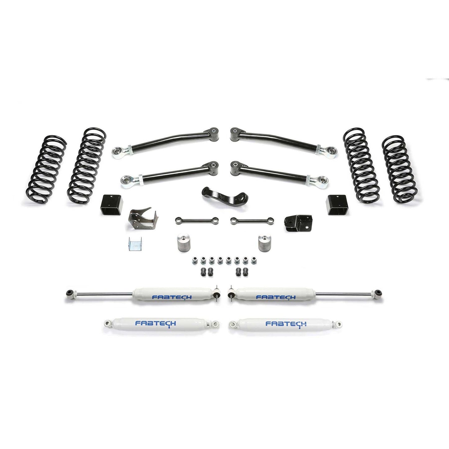 Fabtech 3" TRAIL W/ PERF SHOCKS 2007-18 JEEP JK 2-DOOR K4089
