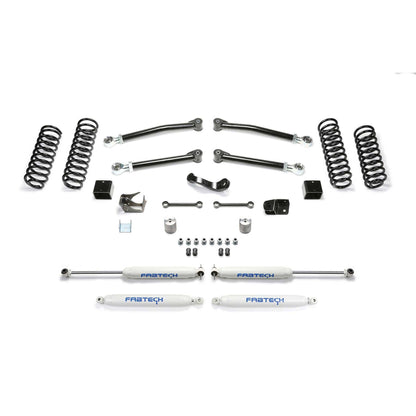 Fabtech 3" TRAIL W/ PERF SHOCKS 2007-18 JEEP JK 2-DOOR K4089