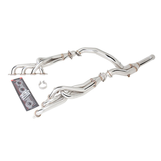 XFORCE GMC Sierra 2014- V8 17/8" Stainless Header-System With 3" Outlet; Exhaust Header HS-GM2014