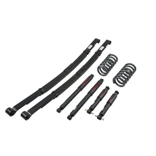 BELLTECH 800ND LOWERING KITS Front And Rear Complete Kit W/ Nitro Drop 2 Shocks 1998-2003 Dodge Durango 2 in. F/2 in. R drop W/ Nitro Drop II Shocks