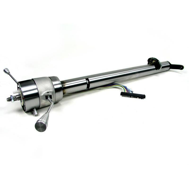 IDIDIT Retrofit 55-56 Chevy; Straight Column Shift w/Rack; Black Powder Coat 1160557951