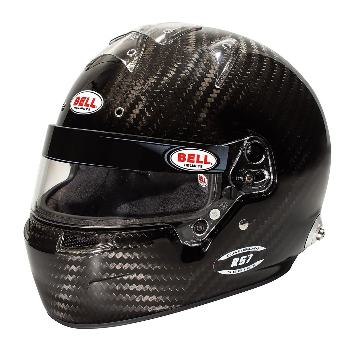 Bell RS7 Carbon No Duckbill Helmet Size S 1204A26