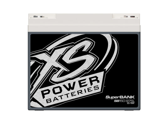 XS Power Batteries 12V Powersports Super Bank Capacitor Modules - M6 Terminal Bolts Included 3000 Max Amps SB150-975L