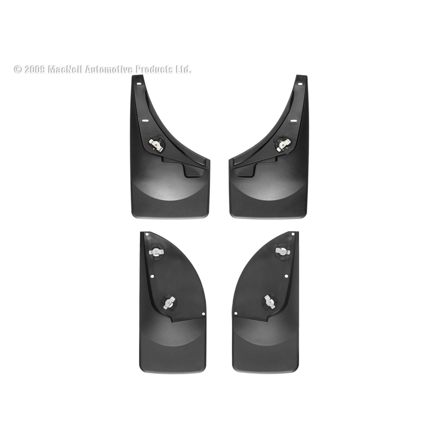 WeatherTech MudFlap No-Drill DigitalFit® MudFlap Kit 110009-120001