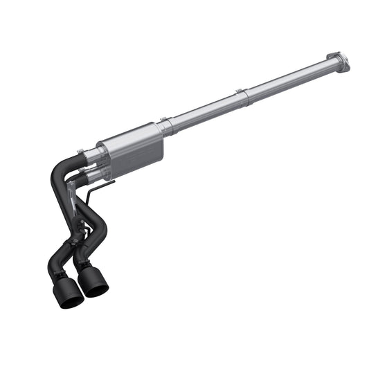 MBRP Exhaust 3in. Cat-Back; 2.5in Pre-Axle; BLK S5217BLK