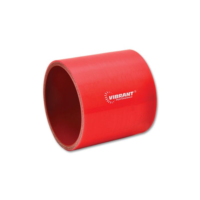 Vibrant Performance - 2714R - Straight Hose Coupler 3.00 in. I.D. x 3.00 in. long - Red