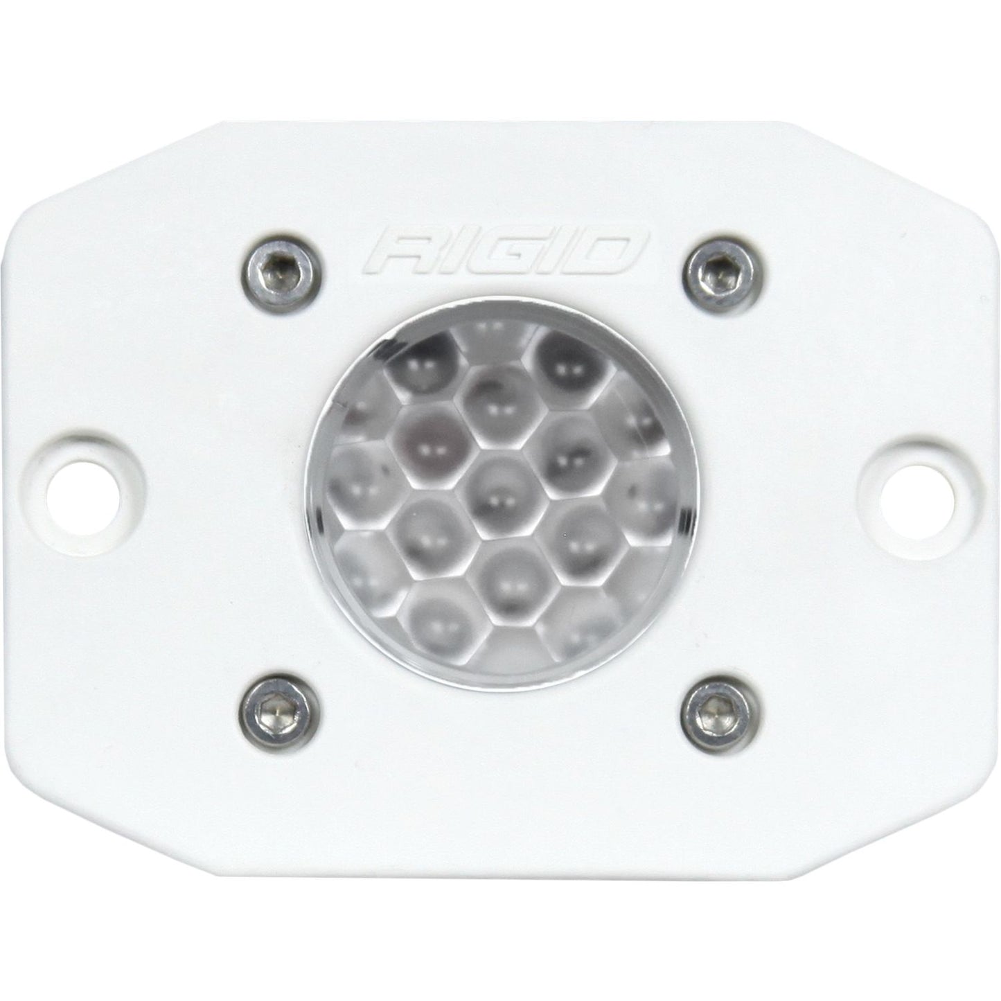 RIGID Industries Ignite Diffused Lens Flush Mount White Housing Single 60631