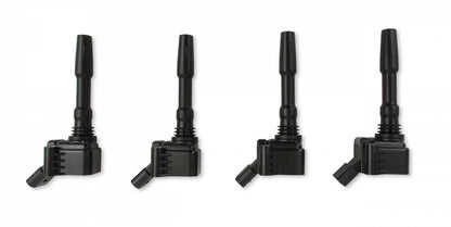 ACCEL Ignition Coils - 2014-2019 VW/Audi 1.8/2.0L Engines, 4-Pack, Black 140088K-4