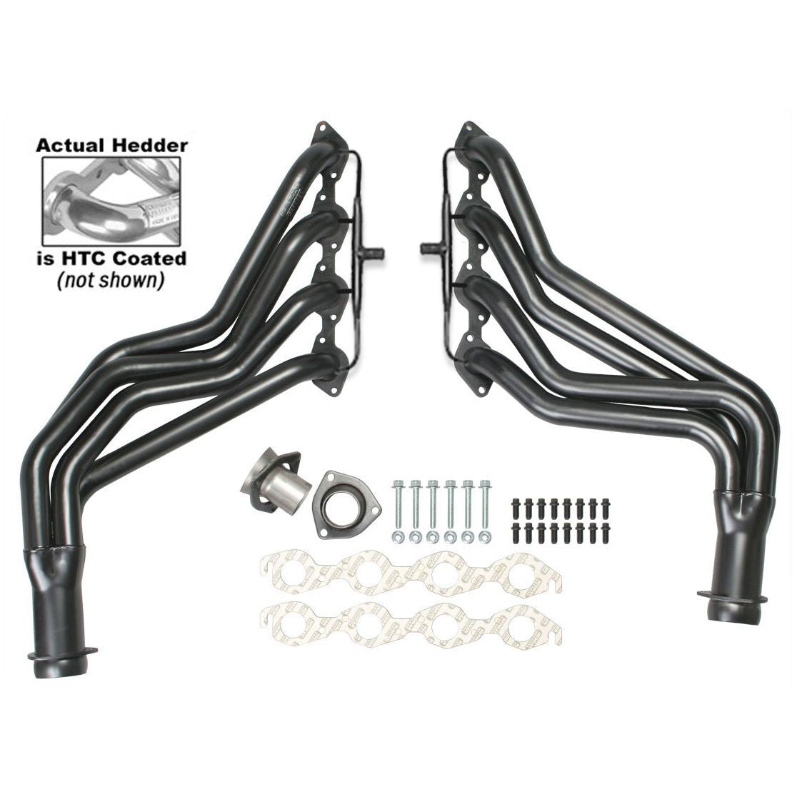 Hedman Hedders HTC COATED HEADERS; 1-3/4 IN. TUBE DIA.; 3 IN. COLL.; FULL LENGTH DESIGN 66111