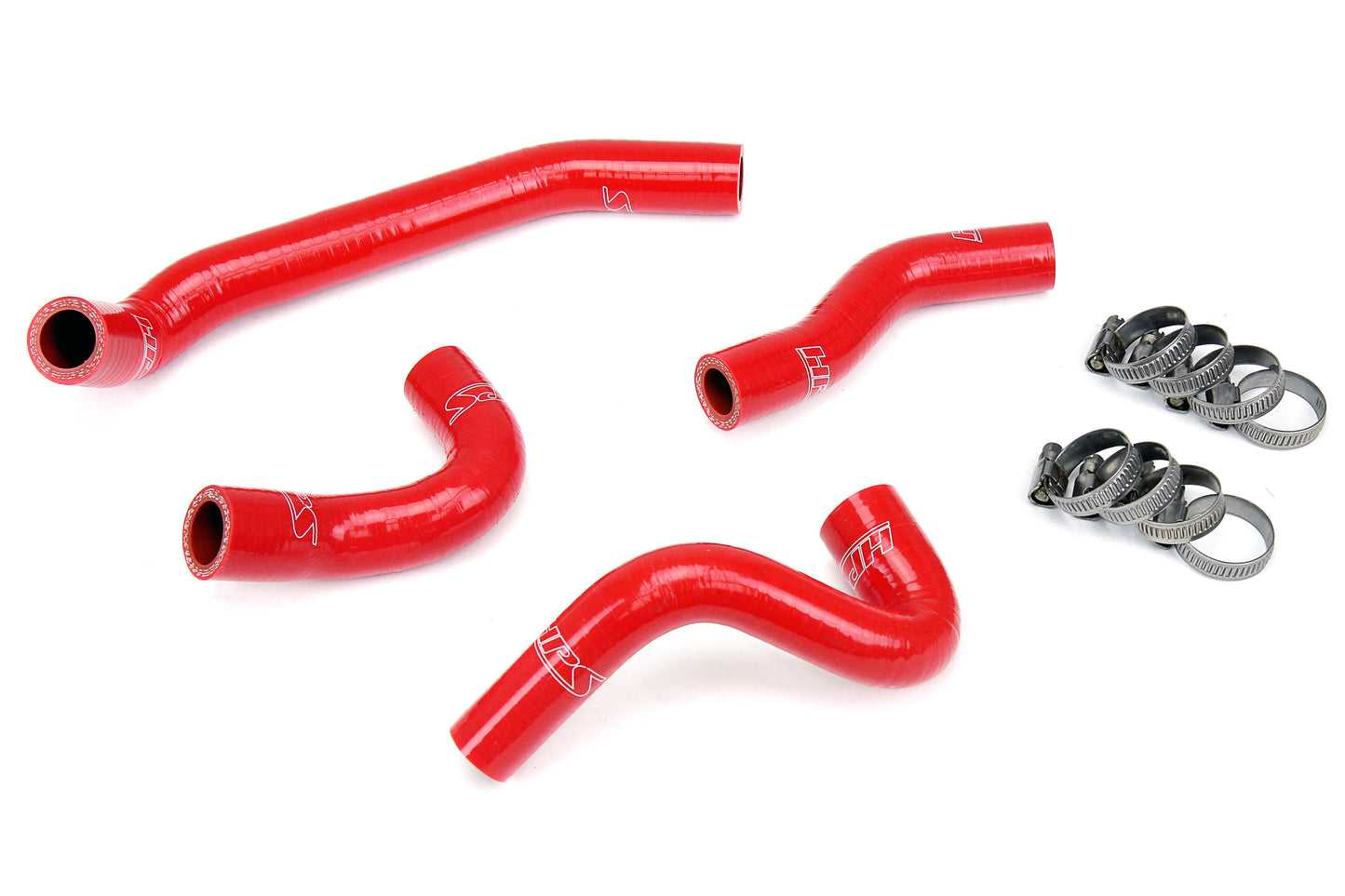 HPS Performance 3-ply Reinforced Silicone Replaces Rubber Radiator Coolant Hoses 57-1824-RED