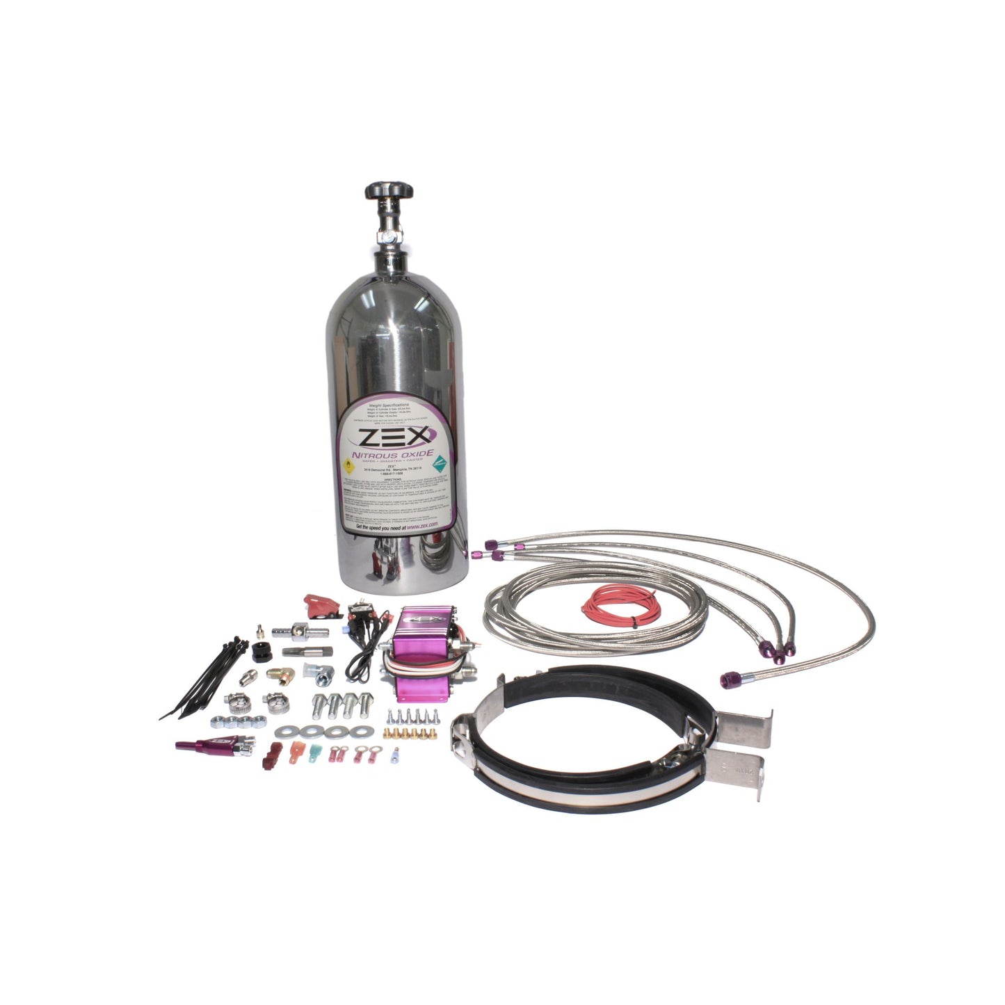 ZEX V8 EFI Polished Nitrous System 82023P
