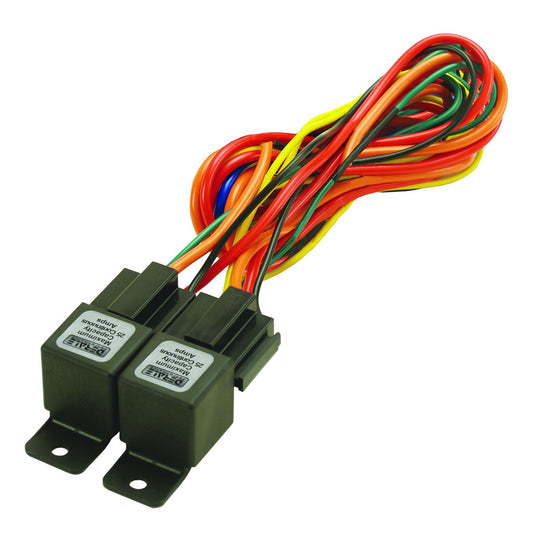 Derale 40/60 Amp Dual Relay Quick Change Wire Harness Kit 16765
