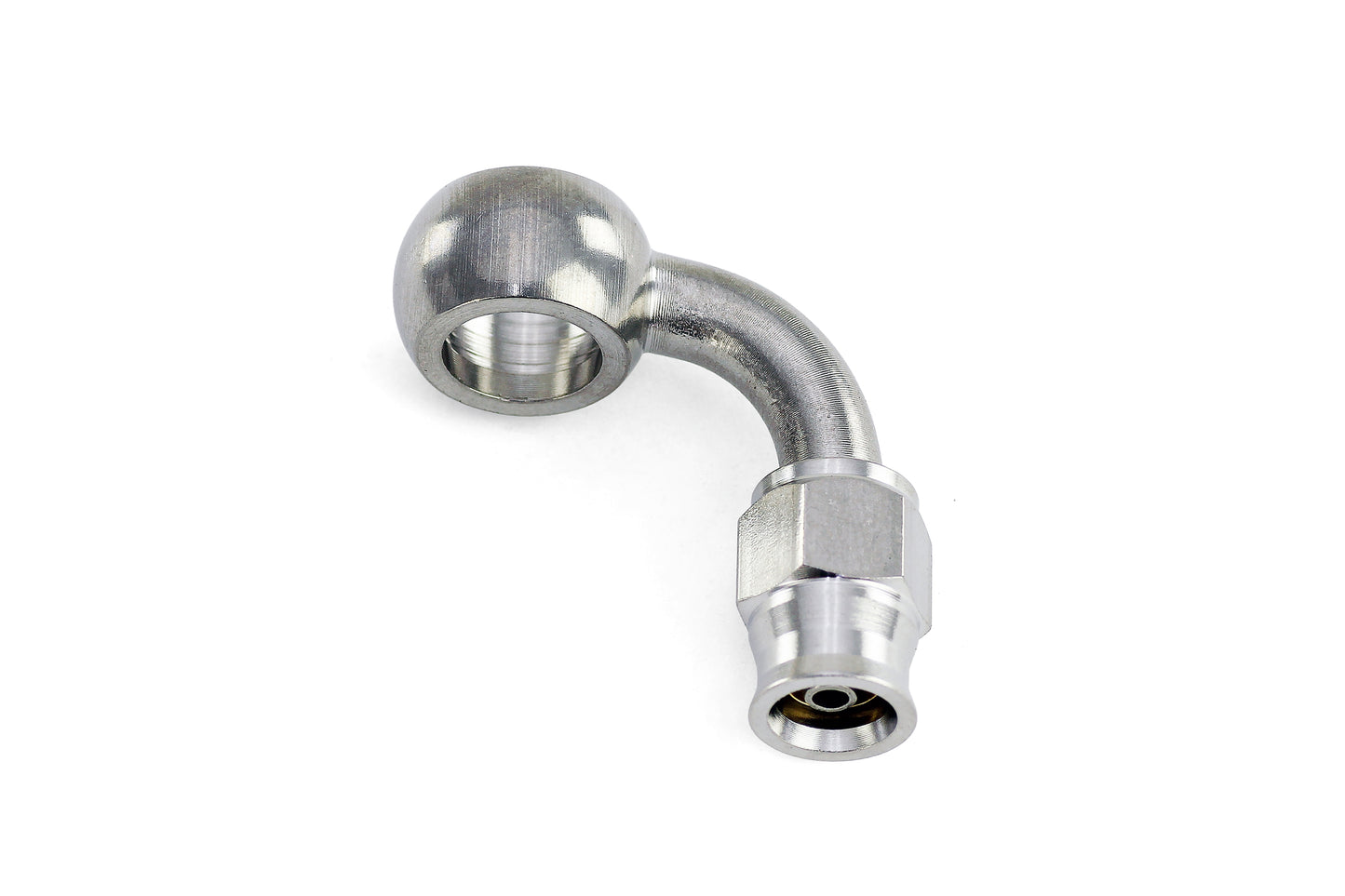 HPS Performance Reusable Hose End Fitting With 10mm Banjo For Reinforced PTFE Hose 350-9003SSB