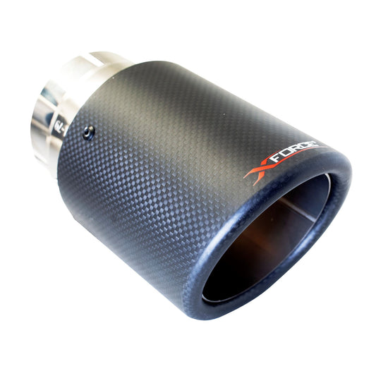 XFORCE Toyota Yaris GR 3 Inch Inlet Carbon Fiber Exhaust Tip For Xforce Only ES-TY21-CFTIPS