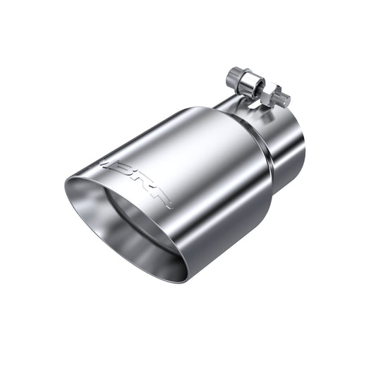 MBRP Exhaust Tip; 4in. O.D.; Dual Wall Angled; 3in. inlet; 8in. length; T304 T5122