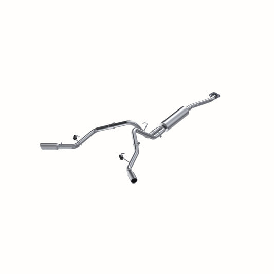 MBRP Exhaust 2 1/2in. Cat Back; Dual Split Side; AL S5022AL