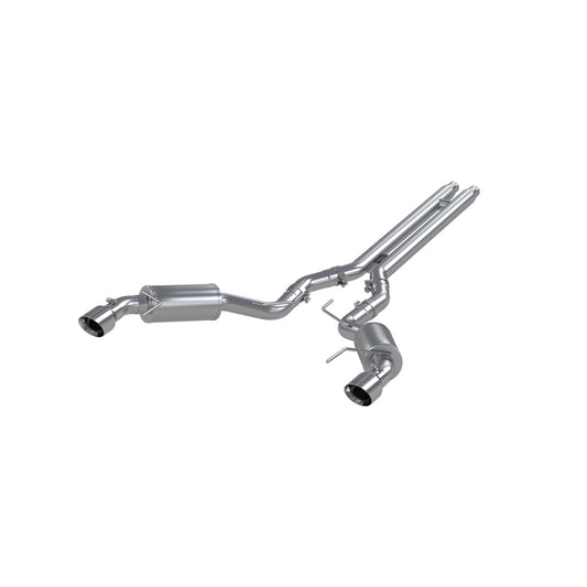 MBRP Exhaust 3in. Cat Back; Dual Split Rear; Street Version; 4.5in. tips Aluminized Steel S7277AL