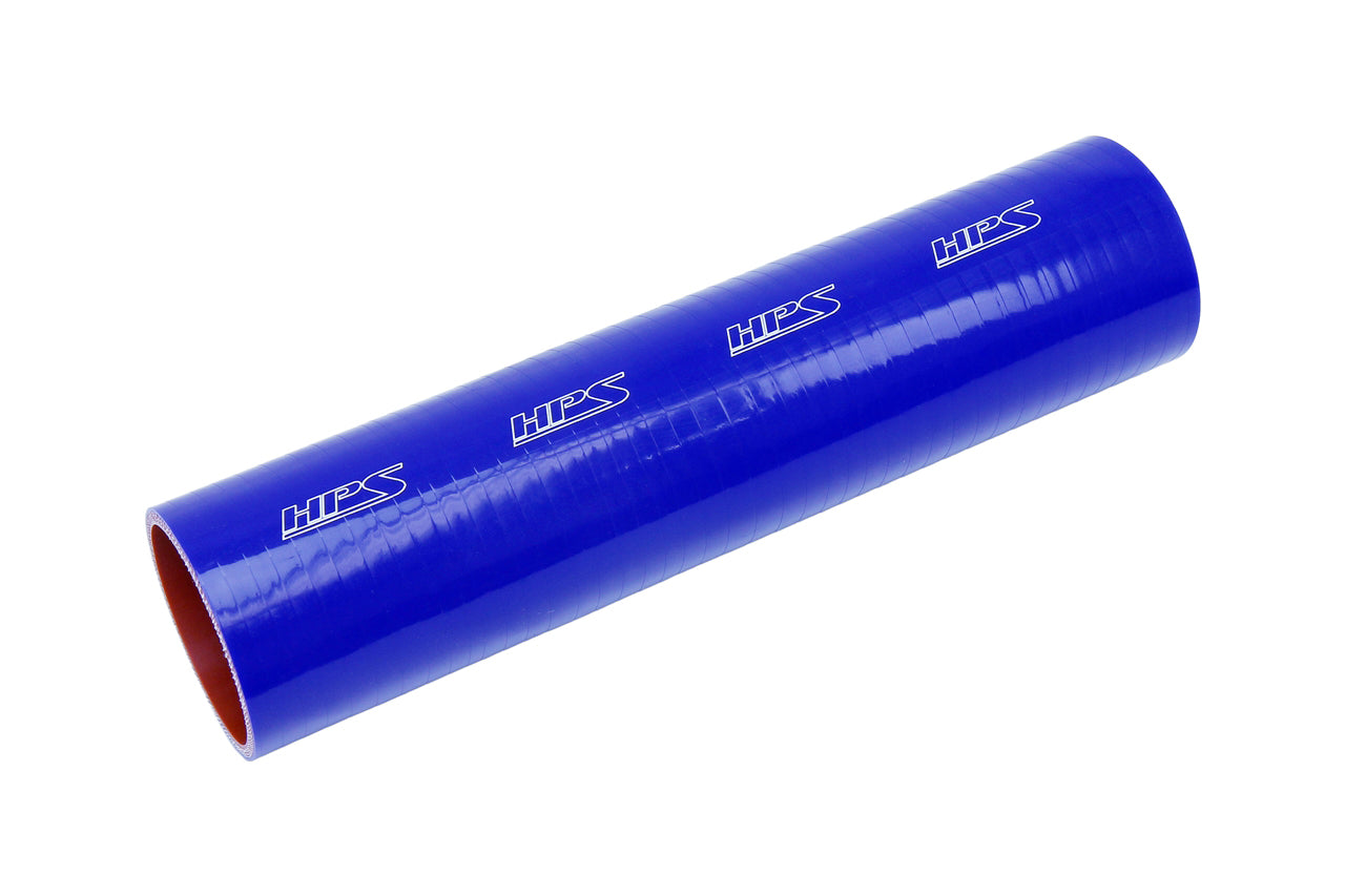 HPS Performance Silicone Coupler Hose High Temp 4-ply Reinforced 2" ID 1 Foot Long Blue HTST-200-BLUE
