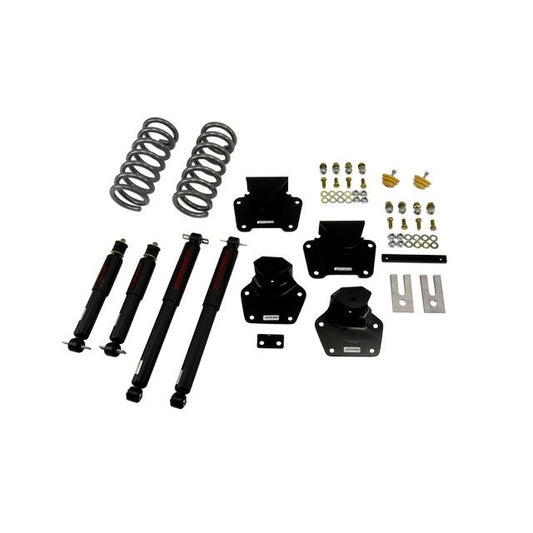 BELLTECH 808ND LOWERING KITS Front And Rear Complete Kit W/ Nitro Drop 2 Shocks 1987-1996 Dodge Dakota (Std Cab V8) 2 in. F/4 in. R drop W/ Nitro Drop II Shocks