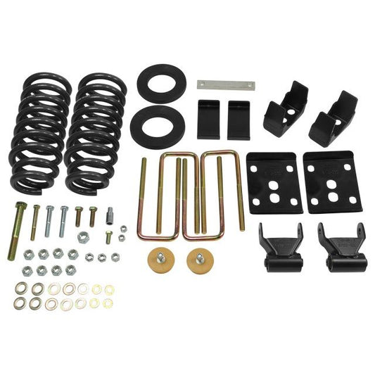 BELLTECH 908 LOWERING KITS Front And Rear Complete Kit W/O Shocks 2004-2008 Ford F150 (2WD (All Cabs)) 2 in. F/5 in. R drop W/O Shocks