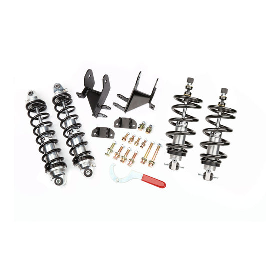 Aldan American Coil-Over Kit, GM. 64-67 A-Body, BB, Double Adj. Bolt-on, front and rear. 300238